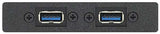 Extron AAP 2USBAF2USBBF10 - Architectural Adapter Plate with Dual USB-A Female and Dual USB-B Female Black Audio & Video Cables Extron