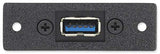 Extron MAAP1USBAF1USBBF10 One USB-A Female to USB-B Female on 10" Pigtail MAAP Module Black Audio & Video Cables Extron