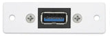 Extron MAAP1USBAF1USBBF10 One USB-A Female to USB-B Female on 10" Pigtail MAAP Module Black Audio & Video Cables Extron