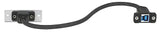 Extron MAAP1USBAF1USBBF10 One USB-A Female to USB-B Female on 10" Pigtail MAAP Module Black Audio & Video Cables Extron