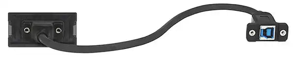 Extron USBBF2USBAFP USB-A Female to USB-B Female on 10" Pigtail Flex55 Module Black Audio & Video Cables Extron