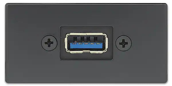Extron USBBF2USBAFP USB-A Female to USB-B Female on 10" Pigtail Flex55 Module Black Audio & Video Cables Extron