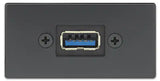 Extron USBBF2USBAFP USB-A Female to USB-B Female on 10" Pigtail Flex55 Module Black Audio & Video Cables Extron