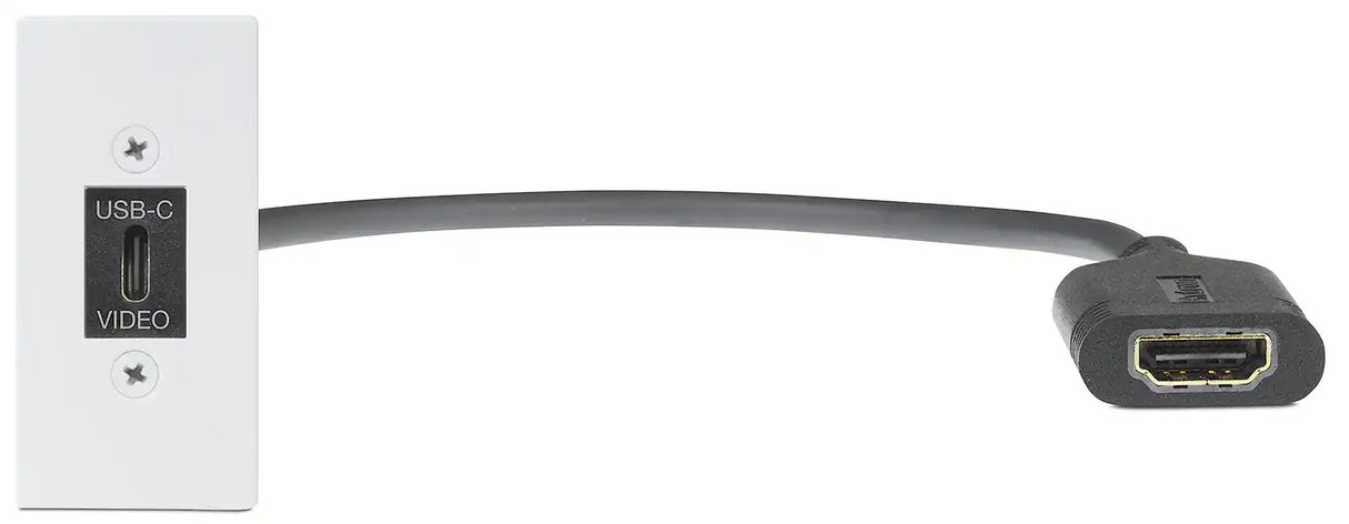 Extron Flex55 1USBCFHDMI F-10 One USB-C Female to HDMI Female on Pigtail Flex55 Module White Audio & Video Cables Extron