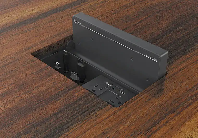 Extron Cable Cubby 1252 MS Matching-Surface Enclosure Matching Surface Enclosure; Black- AC Not Included (Copy) mount boxes Extron