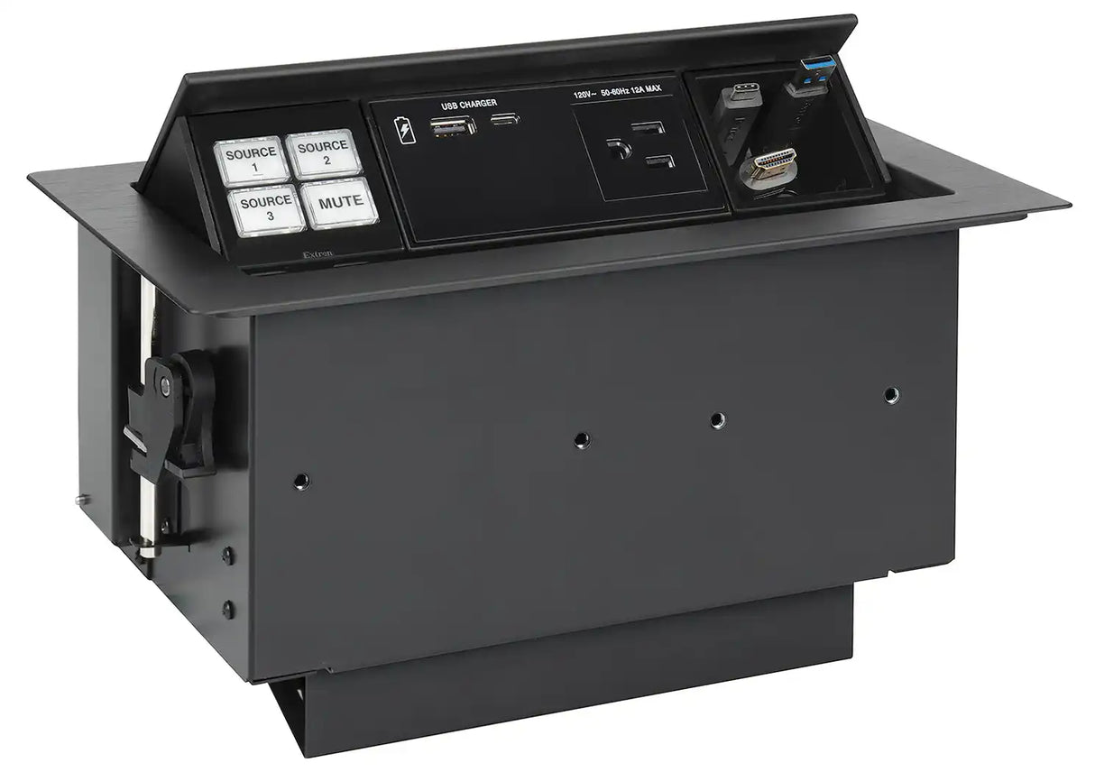 Extron Cable Cubby F55 Aluminum - AC Module Not Included Enclosure mount boxes Extron