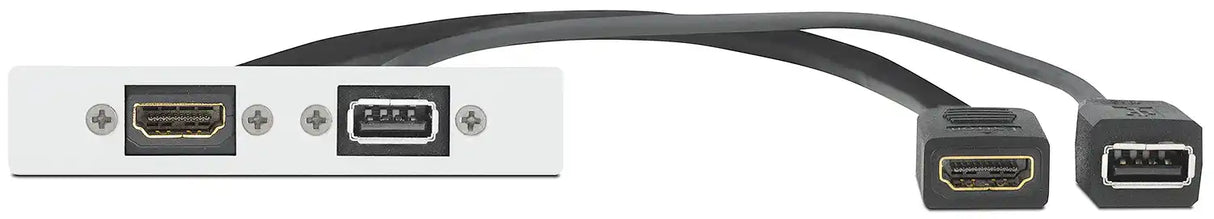 Extron 1HDMIF1USBA2FP HDMI & USB-A Pigtail AAP Module Black Audio & Video Cables Extron