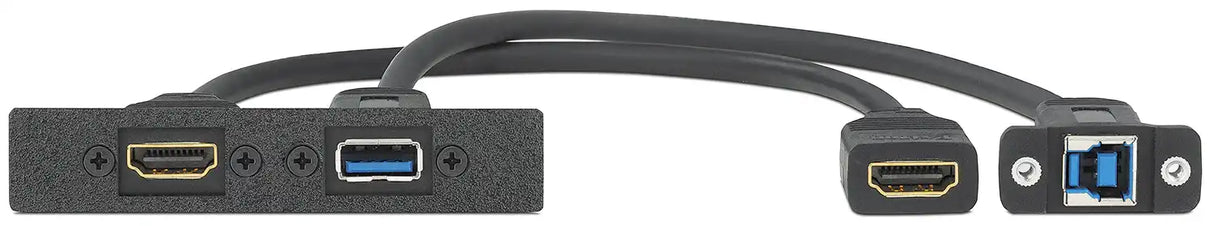 Extron 1HDMIF1USBA3FP HDMI & USB-A 3.2 Pigtail AAP Module Black Audio & Video Cables Extron