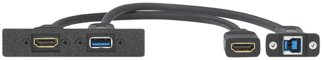 Extron 1HDMIF1USBA3FP HDMI & USB-A 3.2 Pigtail AAP Module Black Audio & Video Cables Extron