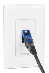 Extron WPD 163 (2) HDMI and Network; White Wallplates mount boxes Extron