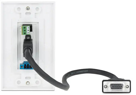 Extron WPD 163 HDMI, USB, and Network; Black Wallplates mount boxes Extron