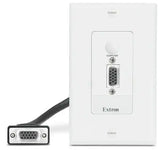 Extron WPD 163 (2) HDMI and Network; White Wallplates mount boxes Extron