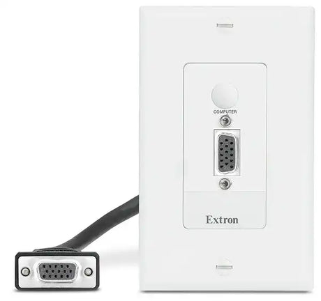 Extron WPD 163 HDMI, USB, and Network; Black Wallplates mount boxes Extron