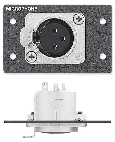 Extron IN9365D One XLR 3-pin Female to Solder Cups - Neutrik MAAP Mini Module White Audio & Video Cables Extron