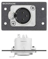 Extron IN9365D One XLR 3-pin Female to Solder Cups - Neutrik MAAP Mini Module White Audio & Video Cables Extron