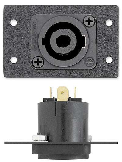 Extron IN9473D One Neutrik Speakon Male to Solder Tabs - 4 Pole MAAP Mini Module Black Audio & Video Cables Extron