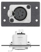 Extron IN9364D One XLR 4-pin Female to Solder Cups - Neutrik MAAP Mini Module Audio & Video Cables Extron