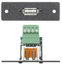 Extron IN9467 Blank AAP Plate - Single One USB 2.0 Type-A Connector to Captive Screw Audio & Video Cables Extron