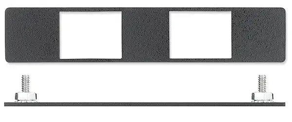 Extron AAP2KPK Blank Plate with Two Keystone Openings White mount boxes Extron