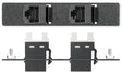 Extron AAP 2RJ45FPDBDA - Architectural Adapter Plate with Dual RJ-45 and Feed-Through Audio & Video Cables Extron
