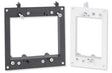 Extron MR 400 Series Modular Mud Rings Four-Gang, Black Mud Rings Extron