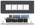 Extron CCR 4 BLB Cable Cubby Retractor 4 Enclosure – Black Lid and Black Bezels Audio & Video Cables Extron