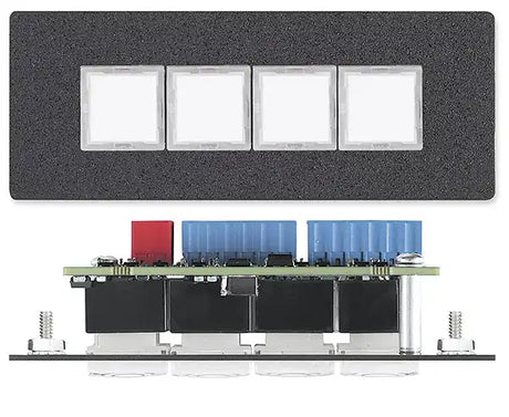 Extron CCR 4 BLB Cable Cubby Retractor 4 Enclosure – Black Lid and Black Bezels Audio & Video Cables Extron
