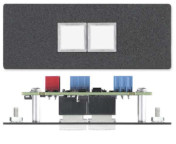 Extron CCR 2 BLB Cable Cubby Retractor 2 with Black Lid and Black Bezels Audio & Video Cables Extron