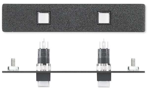 Extron AAP 2CCSWLED2ST - Architectural Adapter Plate with Dual Cat6, Control, and LED Indicators Audio & Video Cables Extron