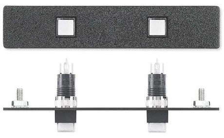 Extron AAP 2CCSWLED2ST - Architectural Adapter Plate with Dual Cat6, Control, and LED Indicators Audio & Video Cables Extron