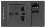 Extron AC NET AAP AC Power and Network Connectivity Module EU - Black Power Extron