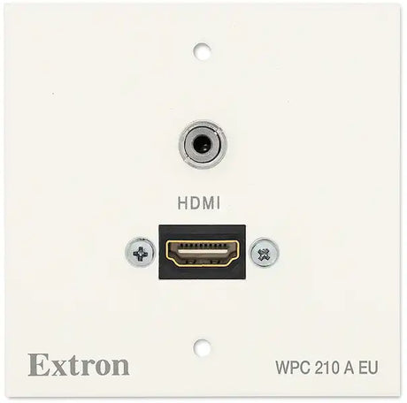 Extron WPC 210 A EU Wallplate EU gang - RAL9010 White mount boxes Extron