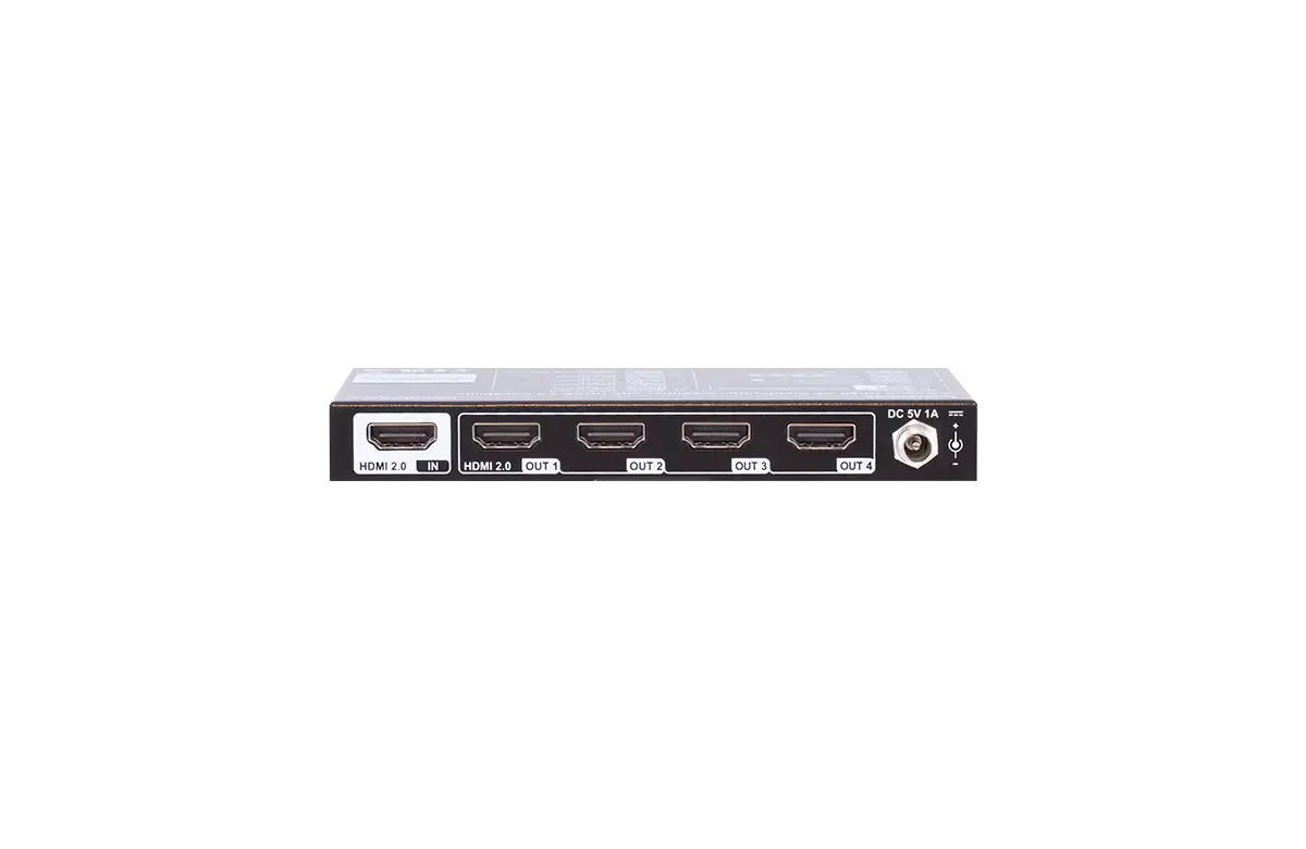 LightWare DA4-HDMI20-C 1 input 4 output HDMI 2.0 distribution amplifier with EDID Management and Pixel Accurate Reclocking