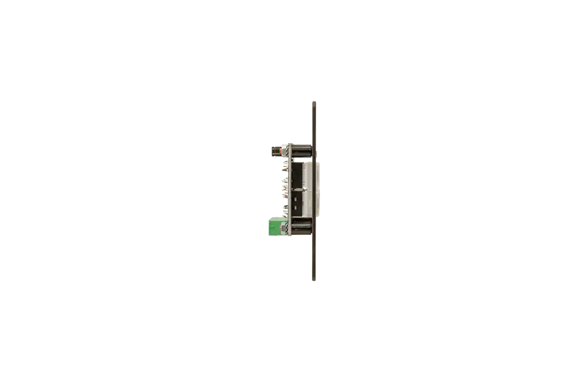 LightWare TBP6-EU-K Trigger button panel with 6 push buttons for Event Manager through GPIO. Compatible with European wall mounting box and external size. Black color