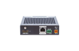 LightWare HDMI-TPX-TX107D Full 4K HDMI 2.0 TPX transmitter with RS-232, IR, Ethernet and PoE remote powering (PoE receive); supports 4K UHD @ 60Hz RGB 4:4:4, up to 18 Gbps, HDCP 2.2., Dante audio output.