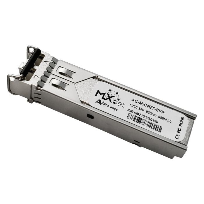 AVPro Edge 1.25G Multimode SFP LC Module, 1000Base-SX Fiber Transceiver, 850nm, 550m