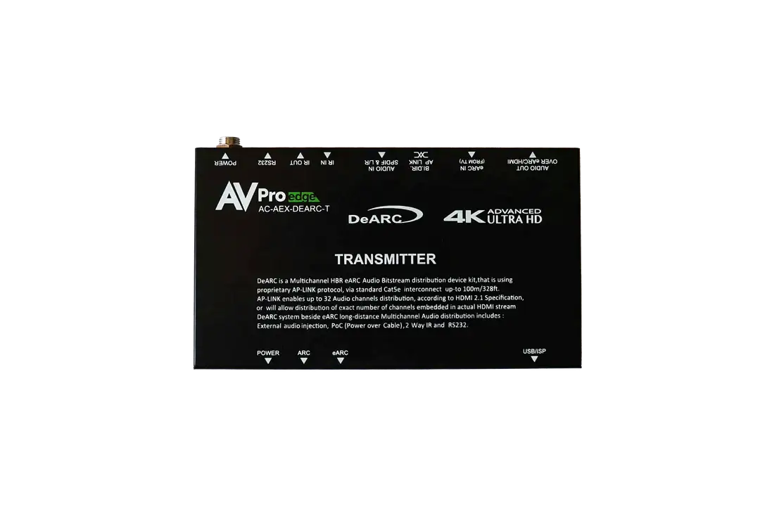 AVPro Edge Point to Point audio extender using eARC over a single category cable