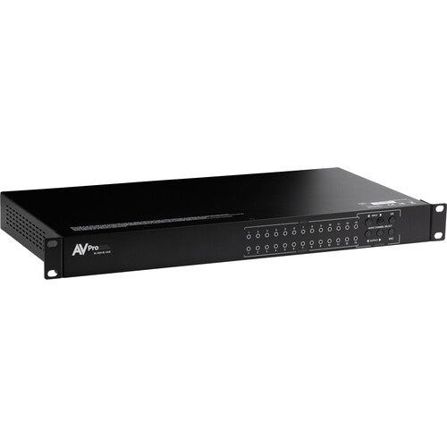 AVPro Edge Audio Receiver Hub with 8 AEX inputs and 4 Stereo Inputs with 12 Stereo Outputs