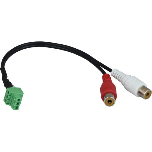 AVPro Edge 3Pin Phoenix Connector to 2 Channel Audio Outputs