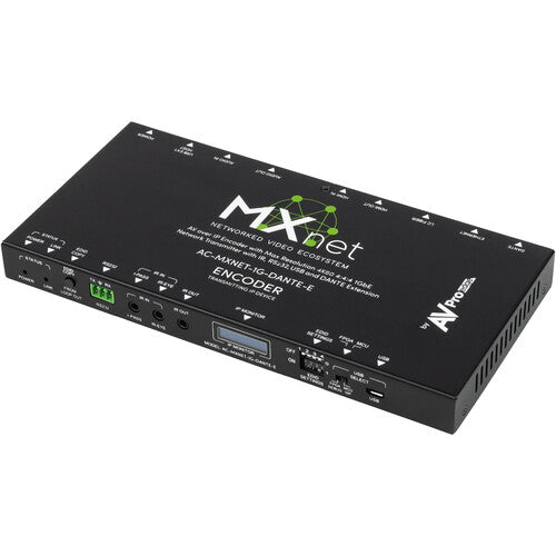 AVPro Edge 1G Dante Encoder, Standalone, External Power