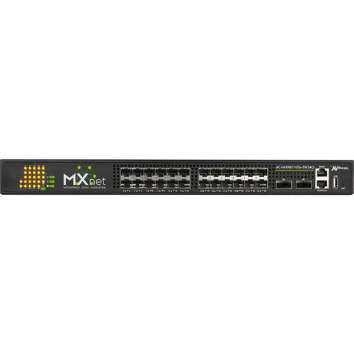 AVPro Edge 24X 10G SFP+ Stackable Managed Switch with Two 40G QSFP+