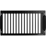 AVPro Edge MXnet 1G rack mount solution, able to hold 15 products, takes up 6U in the rack--includes (2) blanks