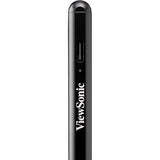ViewSonic ACP302-B0WW Active Capacitive Pen - MPP 2.0 Technology, 4096 Pressure Levels, 50° Tilt Support, 2 Buttons, Replaceable Hard Nib, USB-C Rechargeable, Black ViewSonic