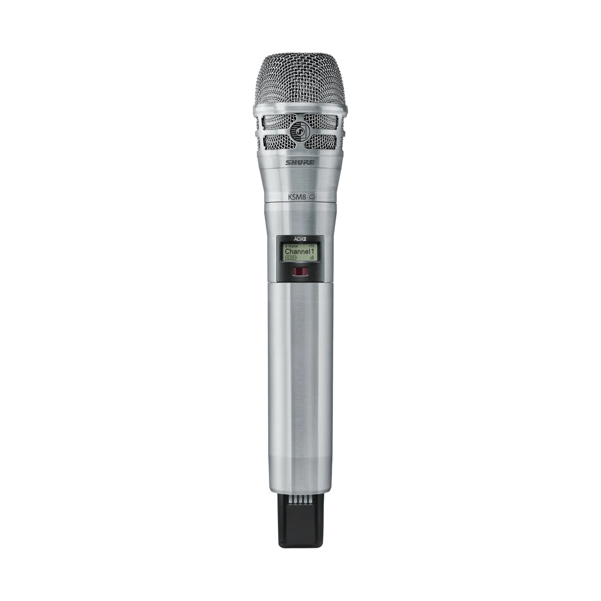 Shure ADX2/K8B-G57 Axient Digital Handheld Transmitter with KSM8 Capsule - Black Microphones Shure