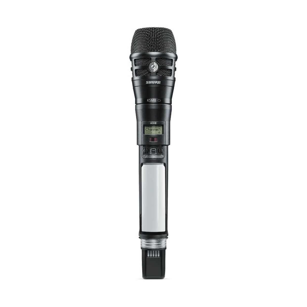Shure ADX2/K8B-G57 Axient Digital Handheld Transmitter with KSM8 Capsule - Black Microphones Shure