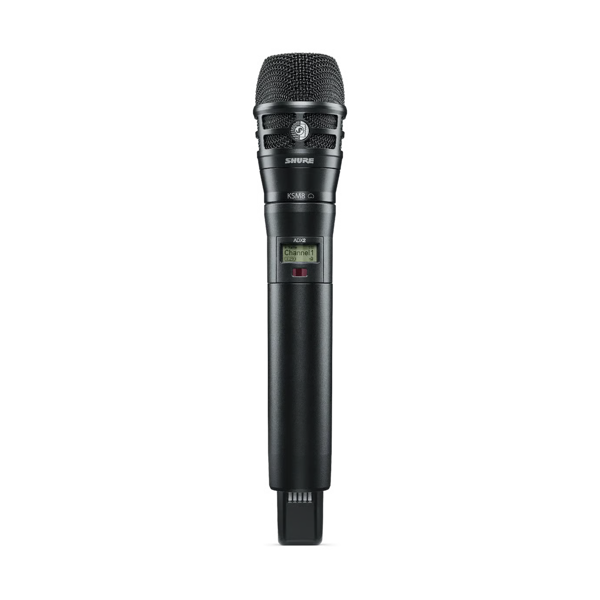 Shure ADX2/K8B-G57 Axient Digital Handheld Transmitter with KSM8 Capsule - Black Microphones Shure