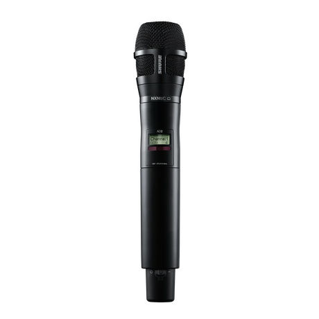 Shure AD2/N8CB-G57 Axient Digital Handheld Wireless Microphone Transmitter with Nexadyne 8/C Capsule - Black Microphones Shure