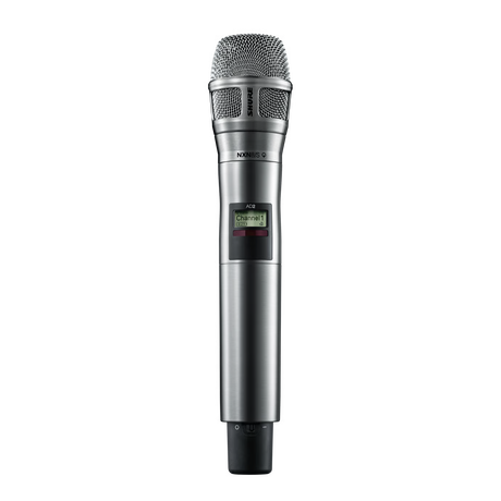 Shure AD2/N8SB-G57 Axient Digital Handheld Wireless Microphone Transmitter with Nexadyne 8/S Capsule - Black Microphones Shure
