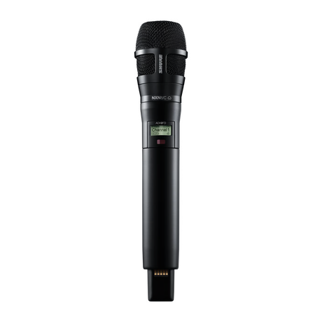 Shure ADX2FD/N8CB-G57 Axient Digital Frequency Diversity Handheld Transmitter with Nexadyne 8/C Capsule - Black Wireless Microphone Transmitters Shure
