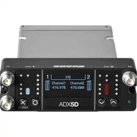 Shure ADX5DUS-A – Dual-Channel Slot-Mount Wireless Receiver Microphones Shure